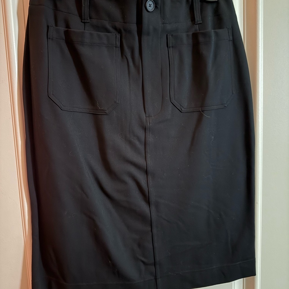 Mauve Brand Classic Black Pencil Skirt